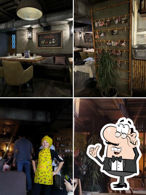 Посмотрите на внутренний интерьер "Пряностей & радости"