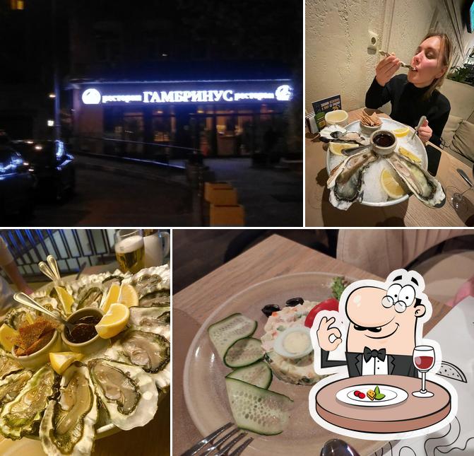 Еда в "Гамбринус"