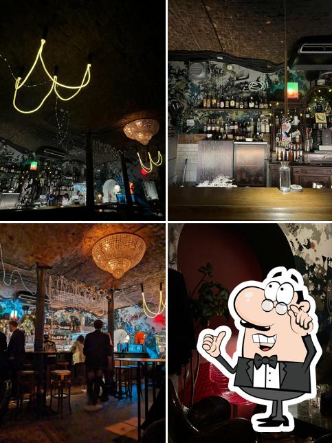 Посмотрите на внутренний интерьер "OY!"