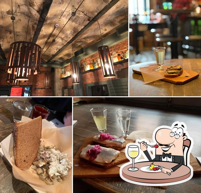 Блюда в "Рюмочной в Бутылке"