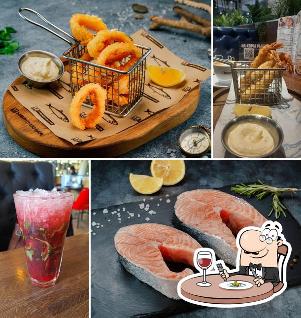 Блюда в "Мореманиях"