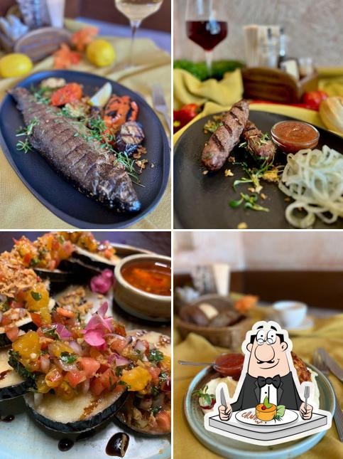 Еда в "Старом Городе, ресторане"