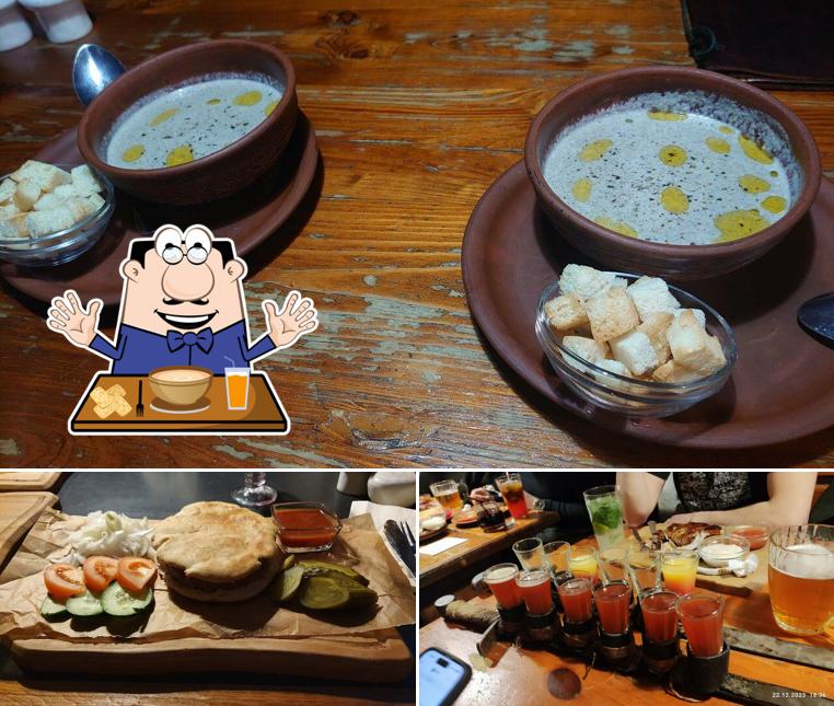 Клэм-чаудер в "Таверна Дядя Геральт"