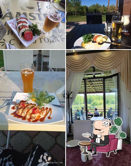 Взгляните на это фото, где видны внутреннее оформление и напитки в Венеция