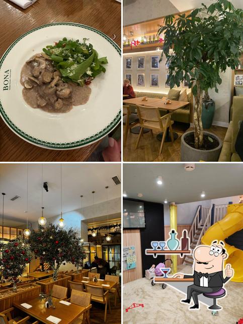 Посмотрите на внутренний интерьер "Боны Капона"