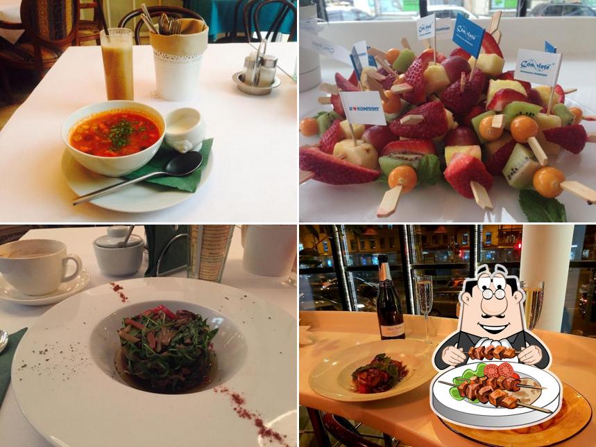 Блюда в "Ресторане Квартира № 162"