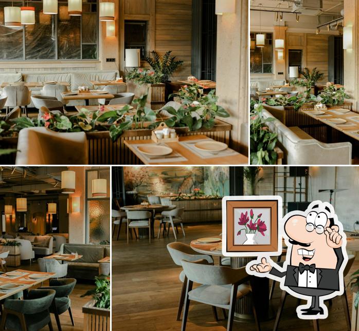 Посмотрите на внутренний интерьер "Лаваш 1"