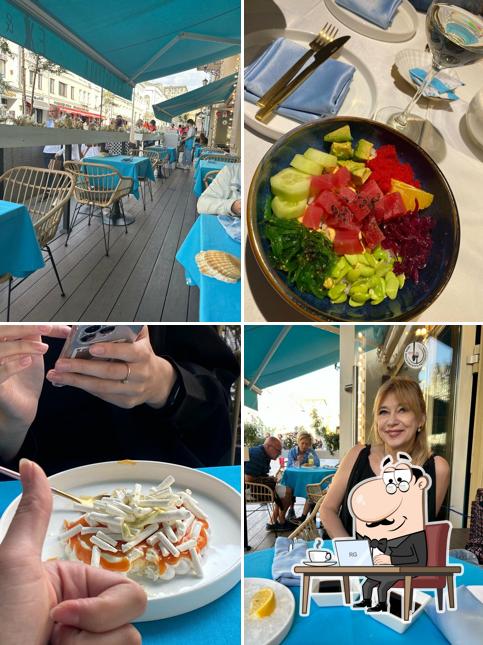 Посмотрите на внутренний интерьер "Ёж & Устрица"