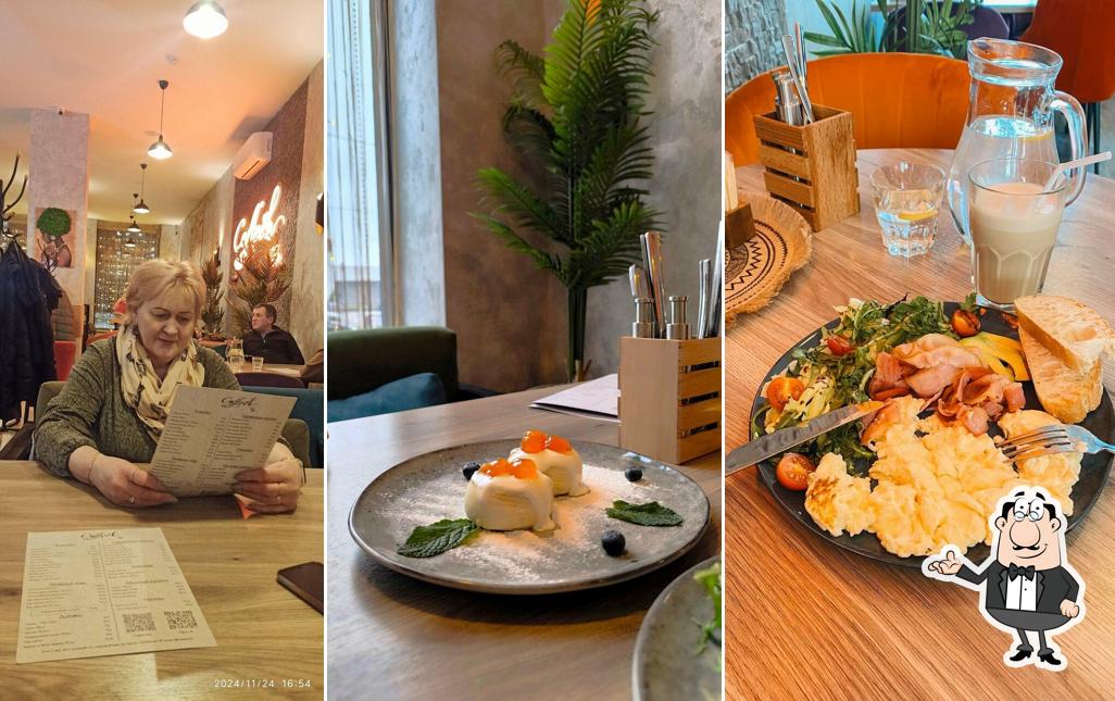 Посмотрите на внутренний интерьер "Кофеёк"