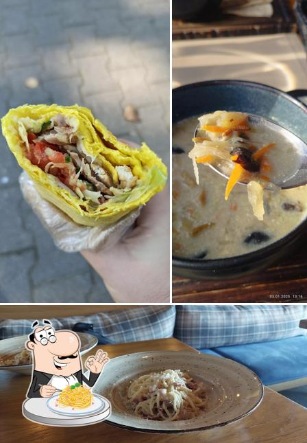 Паста карбонара в "Гости мини"