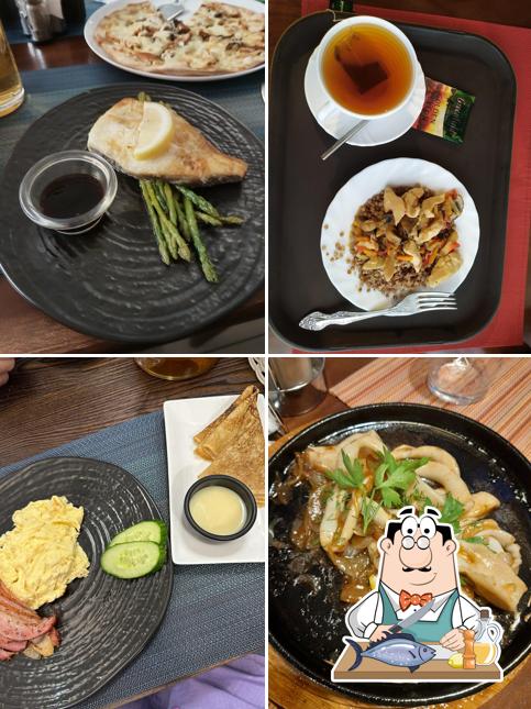 Лосось гриль в "Кафе 29 Крабове"