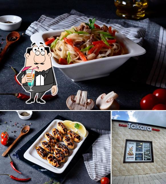 В Takara есть напитки, внутреннее оформление и многое другое