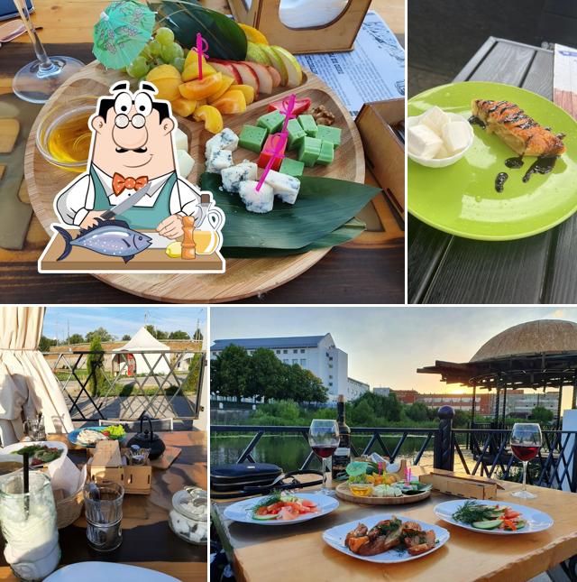 Лосось гриль в "Томе Сойере"