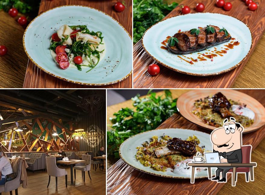 Посмотрите на внутренний интерьер "Икры"