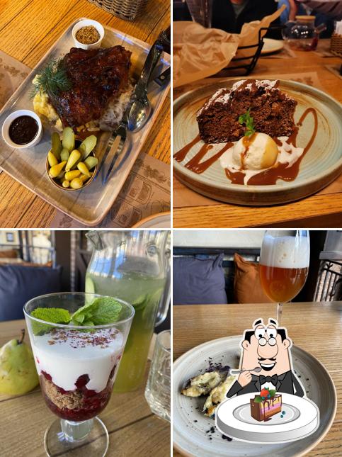 Шоколадный торт в "Кабинете"