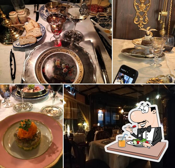 Еда в "Ristorante Antico Beccaria"