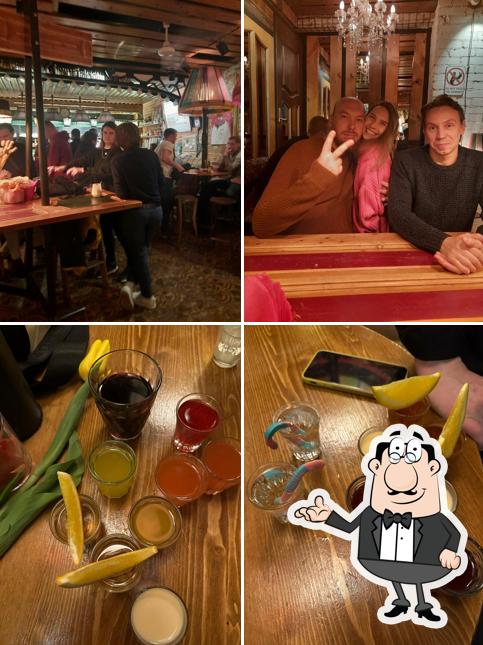 Посмотрите на внутренний интерьер "Лаборатория вкуса"