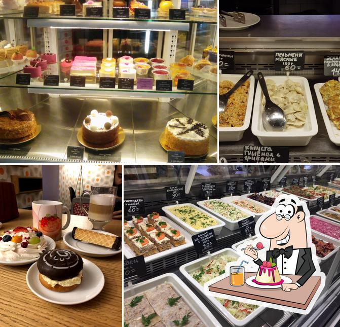 "Юность" представляет гостям большое количество сладких блюд