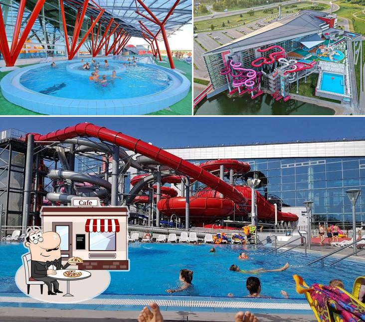 Взгляните на фасад "Waterpark Lebyazhy"