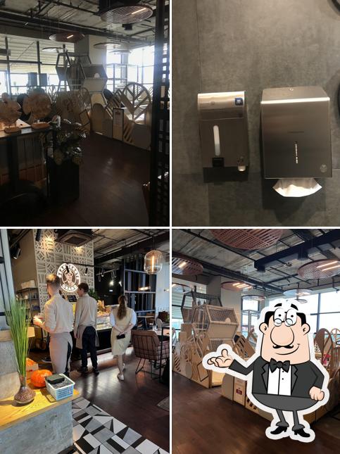 Посмотрите на внутренний интерьер "Бинхартс"