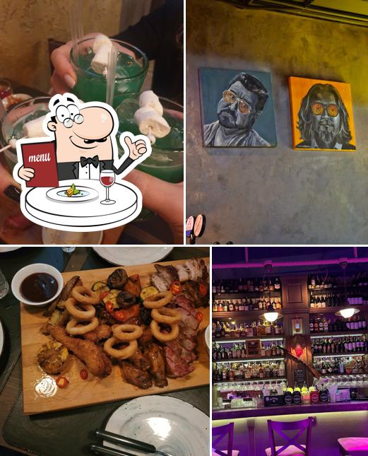 Еда в "Хонки Тонк Пианино Бар"