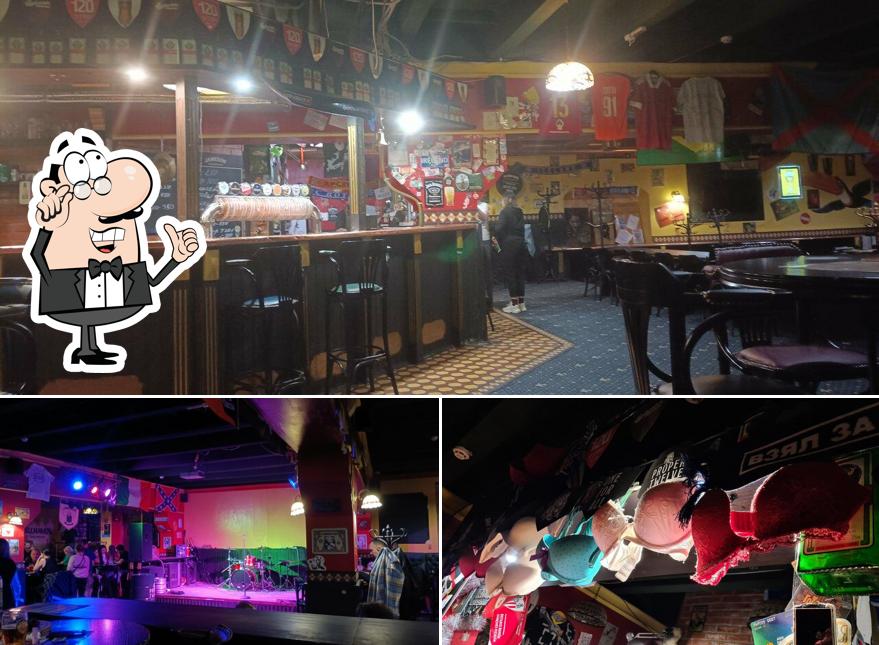 В Harat’s Pub есть внутреннее оформление, еда и многое другое