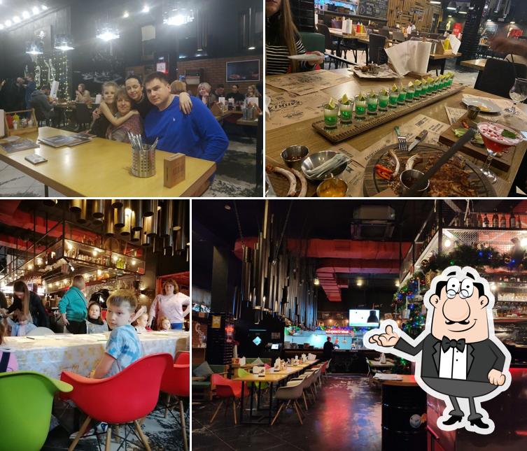 Посмотрите на внутренний интерьер "Бара КАПИТАЛ"