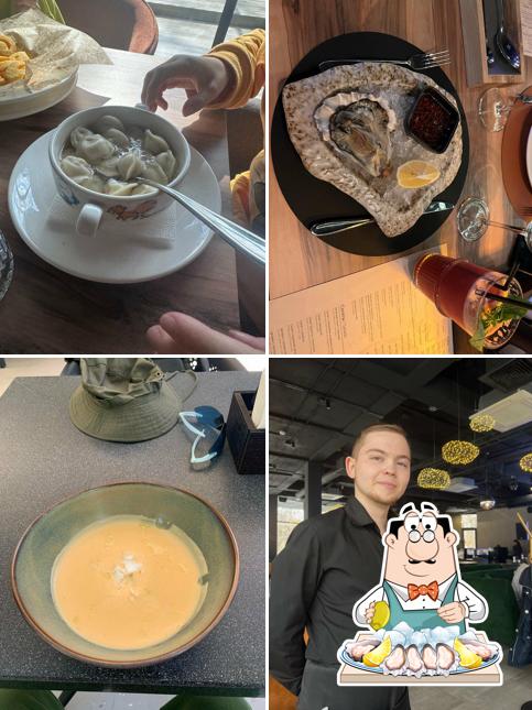 Устрицы в "Малиновка"