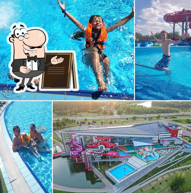 Посмотрите, как "Waterpark Lebyazhy" выглядит снаружи