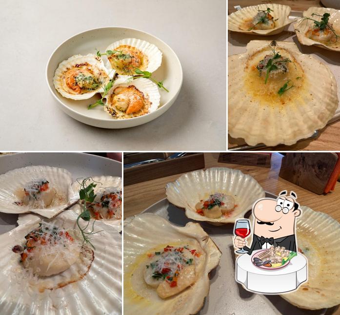 Гребешки в "Crab Cafe"