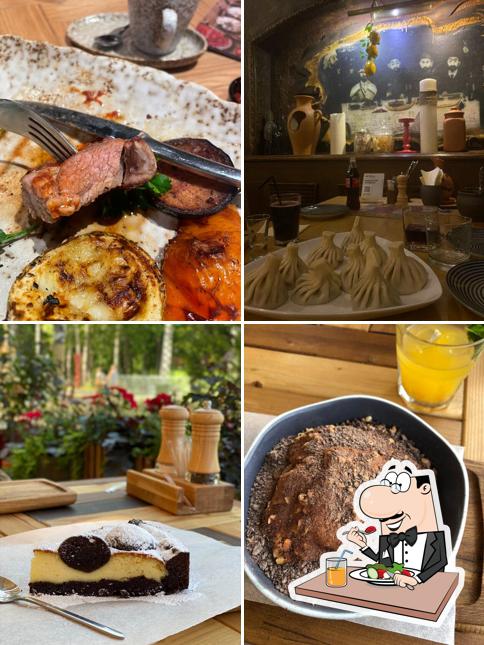 Блюда в "Хачапури Выпечка и вино"