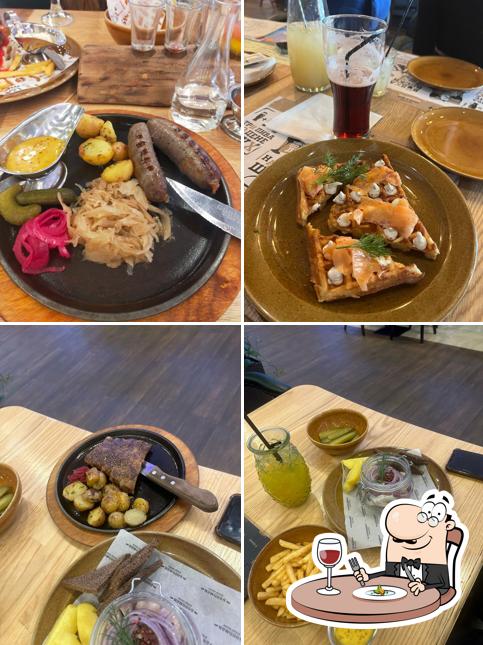 Еда в "Колбасоффе"