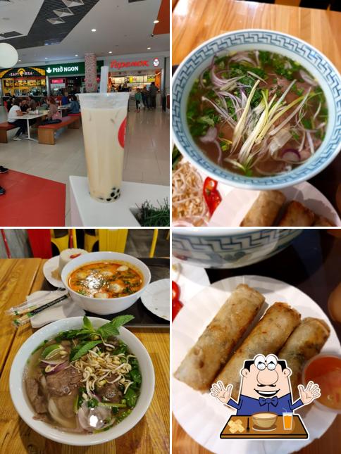 Еда в "Pho Ngon"