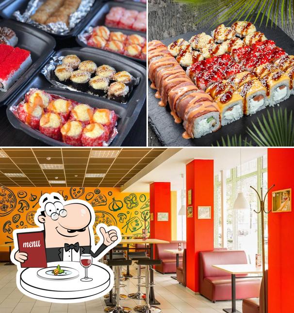 Еда в "Жако роллы и пицца"