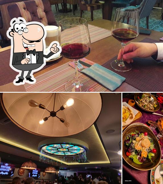 Посмотрите на внутренний интерьер "Изюма"