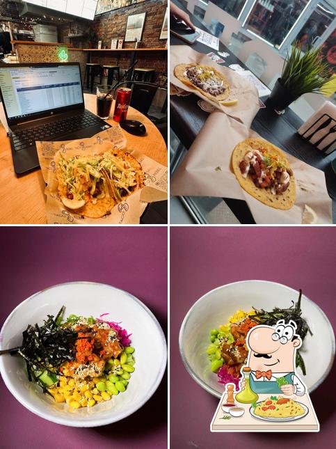 Еда в "Taco Rebel"