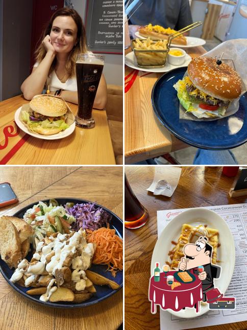 Вафли в "Gunter's Немецкая сосисочная"