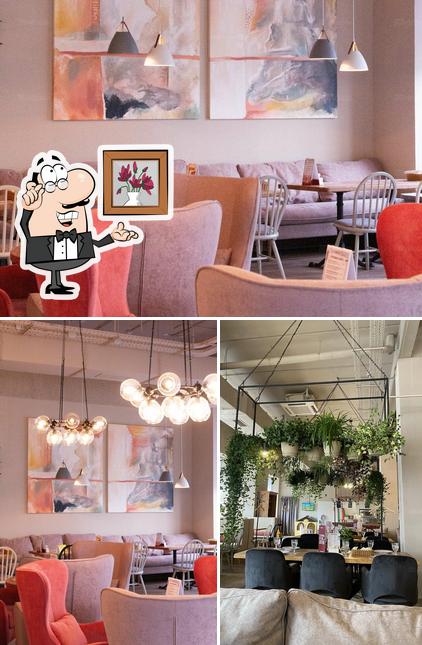 Посмотрите на внутренний интерьер "Панчетта"