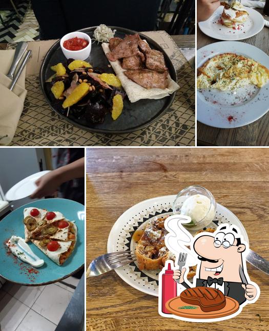 Попробуйте мясные блюда в "Кафе Lights cafe"