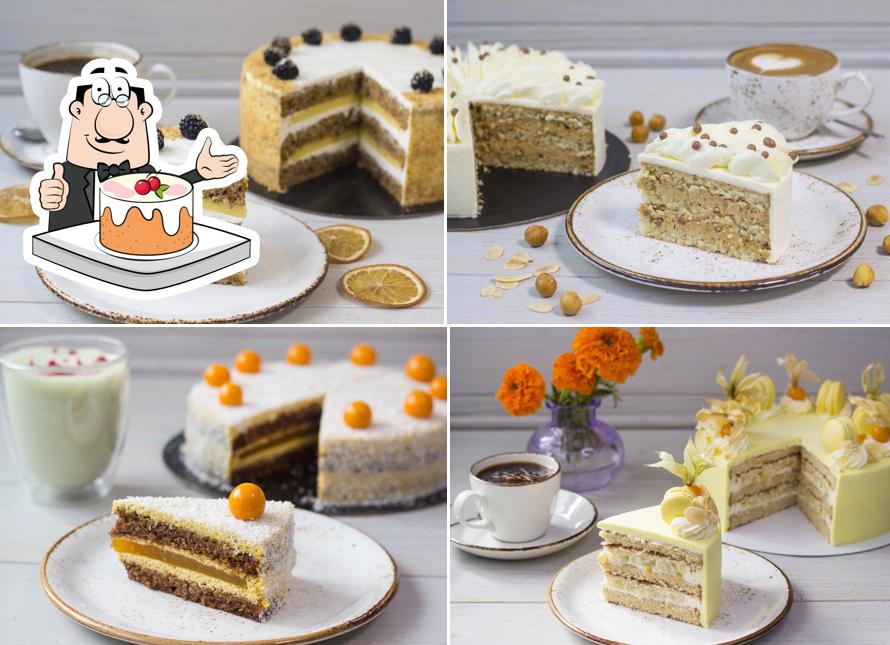 Морковный торт в "Трюфеле Кондитерскае Лавке"