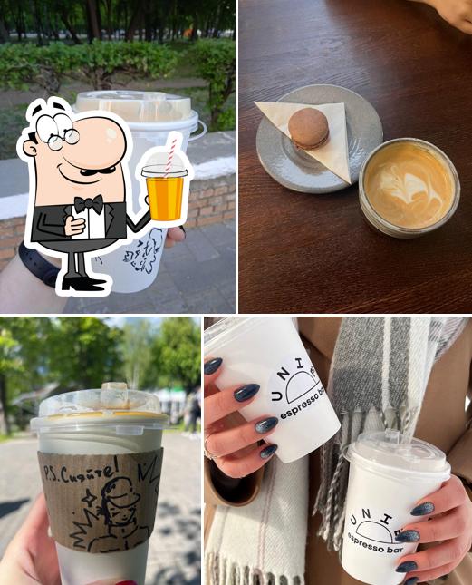 Насладитесь напитками из бара "Unie"