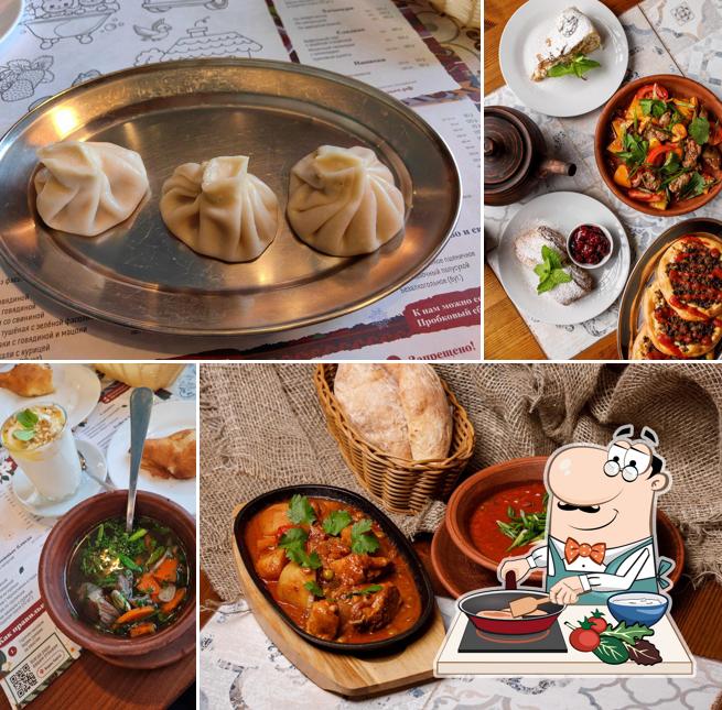 Курица с соусом карри в "Старик Хинкалыч"