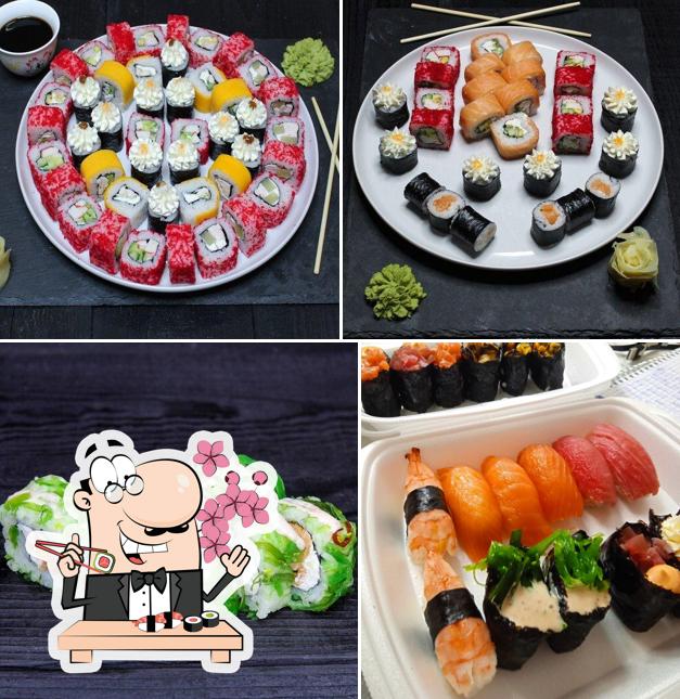 Отведайте различные сеты суши