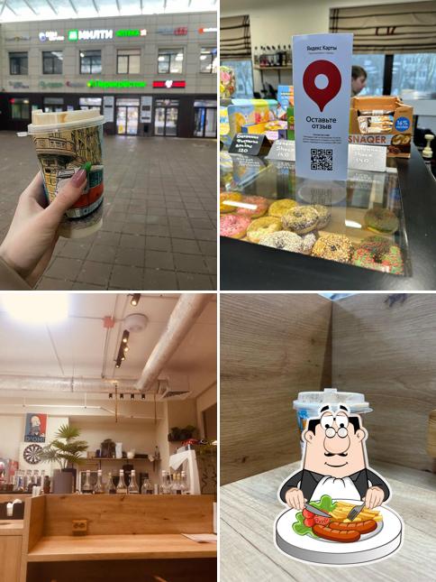 Еда и напитки - все это можно увидеть на этой фотографии из Коллектив кофе