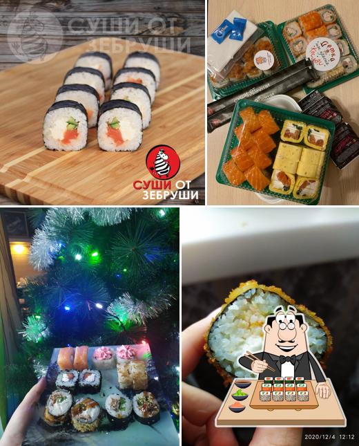 В "Суши от Зебруши" подают суши и роллы