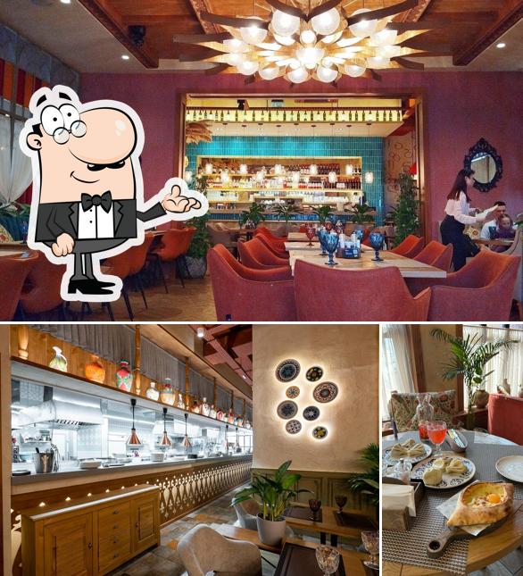 Посмотрите на внутренний интерьер "Нани"