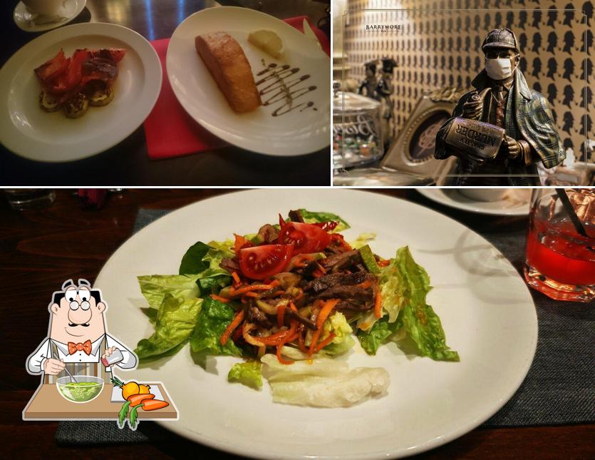 Салат из морских водорослей в "Бэрриморе паб"