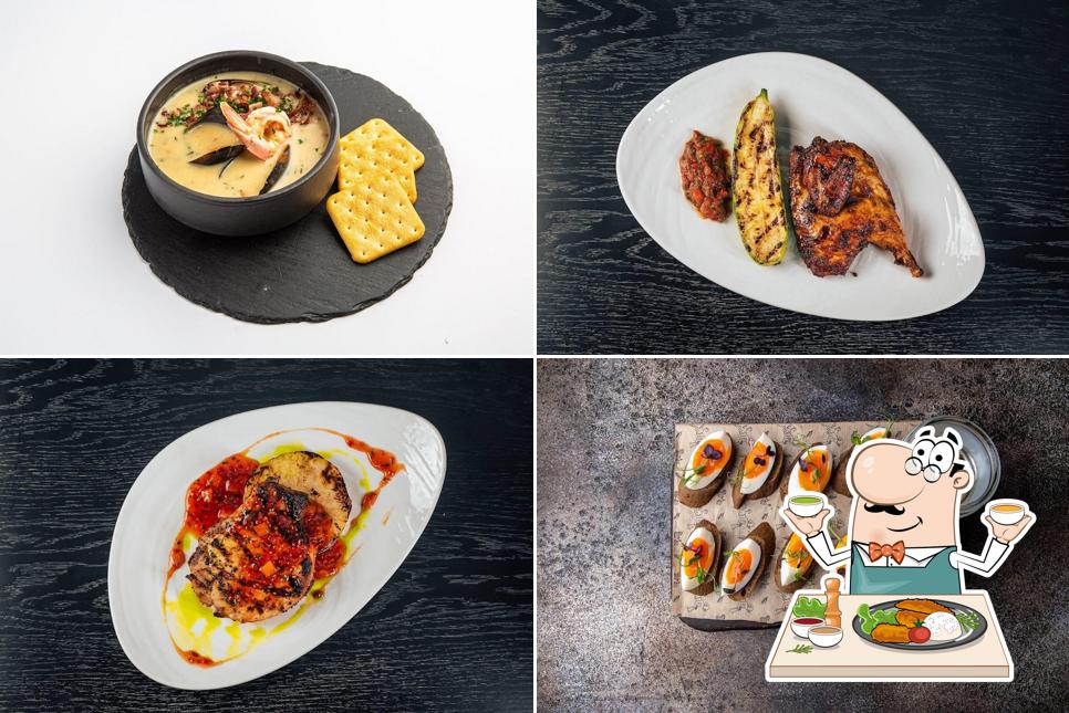 Блюда в "Brasserie Lambic"