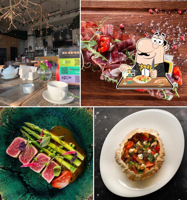 Еда в "Ресторане DOM"