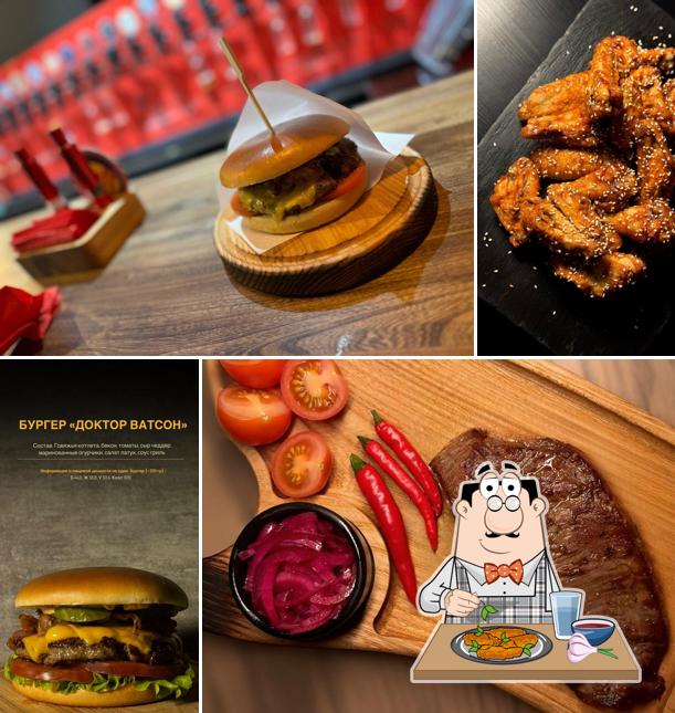 Куриные крылышки в "Мориарти"